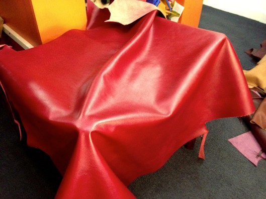 Ahhh, red leather! Yum.