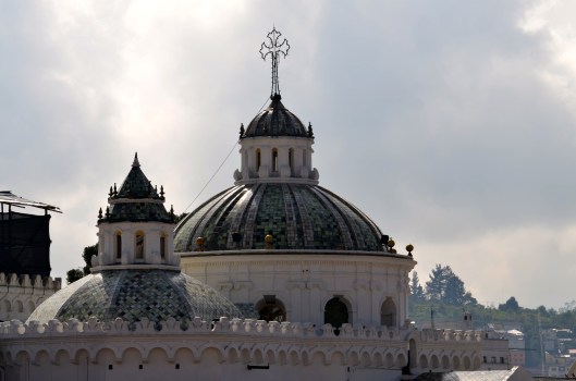 One of the many churches in Old Town Quito