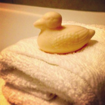 Peabody ducks soap