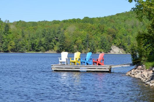 View from the cottage at Gatineau Park.