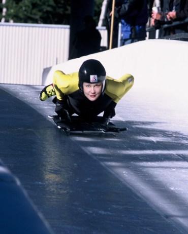 Look at me! I'm doing the Skeleton! 