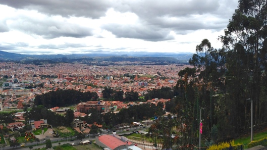 View of Cuenca  from Mirador de Turi