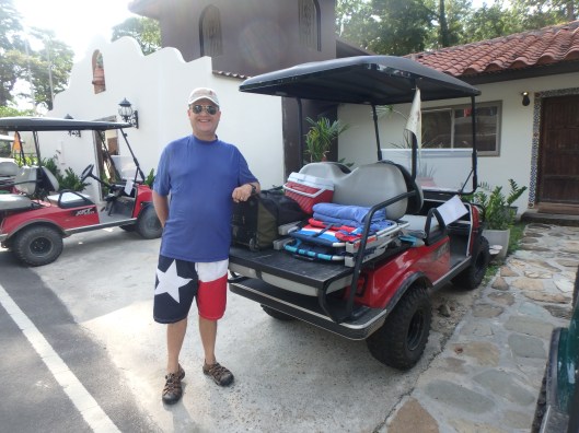 Golf cart Isla Contadora